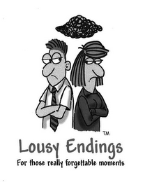 LOUSY ENDINGS FOR THOSE REALLY FORGETTABLE MOMENTS logo