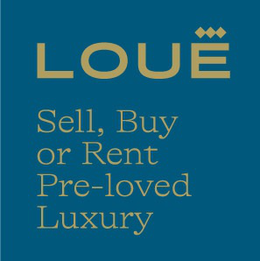 LOUÉ SELL, BUY OR RENT PRE-LOVED LUXURY logo