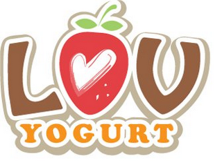 LOV YOGURT logo