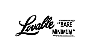 LOVABLE "BARE MINIMUM" logo