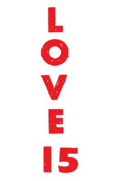 LOVE 15 logo