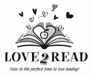 LOVE 2 READ NOW IS THE PERFECT TIME TO LOVE READING! logo