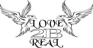 LOVE 2B REAL logo