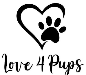 LOVE 4 PUPS logo