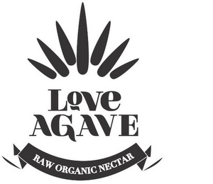 LOVE AGAVE RAW ORGANIC NECTAR logo