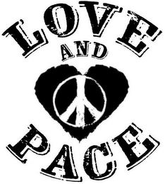 LOVE AND PACE logo