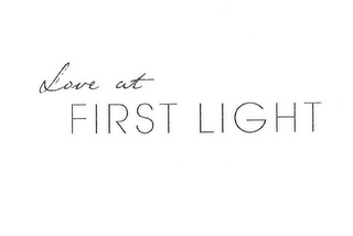 LOVE AT FIRST LIGHT logo