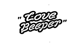 "LOVE BEEPER" logo
