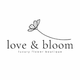 LOVE & BLOOM LUXURY FLOWER BOUTIQUE logo