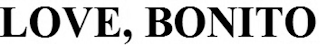LOVE, BONITO logo