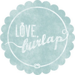 LOVE, BURLAP logo
