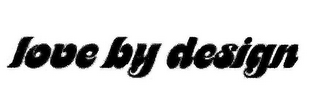 LOVE BY DESIGN logo
