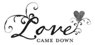 LOVE CAME DOWN logo