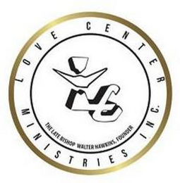 LOVE CENTER MINISTRIES INC THE LATE BISHOP WALTER HAWKINS FOUNDER LCM logo