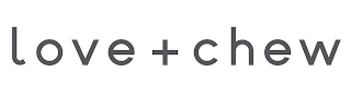 LOVE + CHEW logo