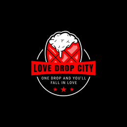 LOVE DROP CITY ONE DROP AND YOU'LL FALLIN LOVE logo