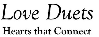 LOVE DUETS HEARTS THAT CONNECT logo