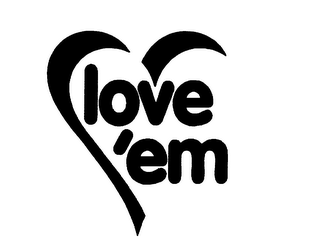 LOVE 'EM logo