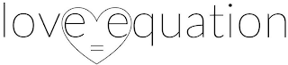 LOVE = EQUATION logo