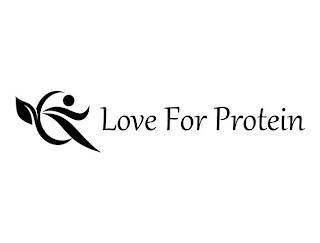 LOVE FOR PROTEIN logo