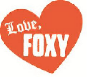 LOVE, FOXY logo