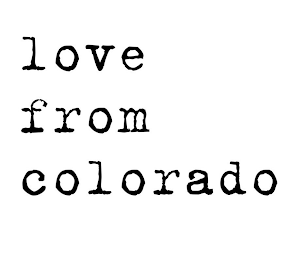 LOVE FROM COLORADO logo