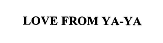 LOVE FROM YA-YA logo
