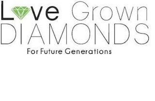 LOVE GROWN DIAMONDS FOR FUTURE GENERATIONS logo