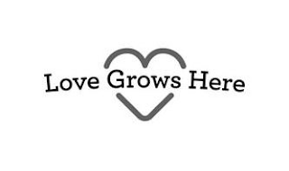 LOVE GROWS HERE logo