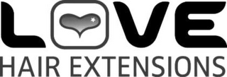 LOVE HAIR EXTENSIONS logo