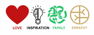 LOVE INSPIRE FAMILY EMPATHY logo
