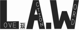 LOVE IS AN ACTION WORD logo