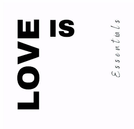 LOVE IS ESSENTIALS logo