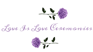 LOVE IS LOVE CEREMONIES logo