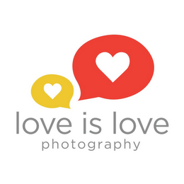 LOVE IS LOVE PHOTOGRAPHY logo
