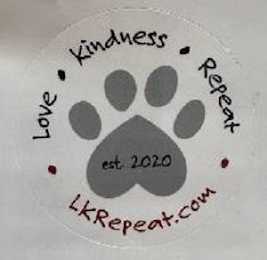 LOVE . KINDNESS . REPEAT EST 2020 LKREPEAT.COM logo
