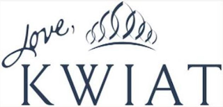 LOVE, KWIAT logo