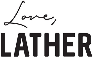 LOVE, LATHER logo