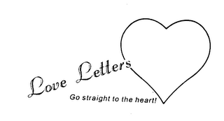 LOVE LETTERS GO STRAIGHT TO THE HEART! logo