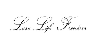 LOVE LIFE FREEDOM logo