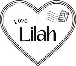 LOVE, LILAH logo