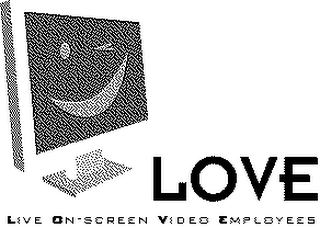 LOVE LIVE ON-SCREEN VIDEO EMPLOYEES logo