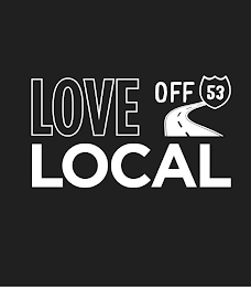 LOVE LOCAL OFF 53 logo