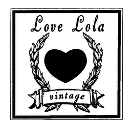 LOVE LOLA VINTAGE logo