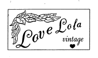 LOVE LOLA VINTAGE logo