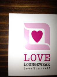 LOVE LOUNGEWEAR LOVE YOURSELF logo