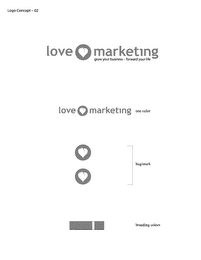 LOVE MARKETING logo