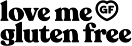 LOVE ME GF GLUTEN FREE logo