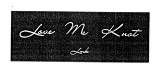 LOVE ME KNOT LMK logo
