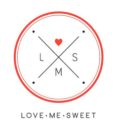 LOVE ME SWEET L M S logo